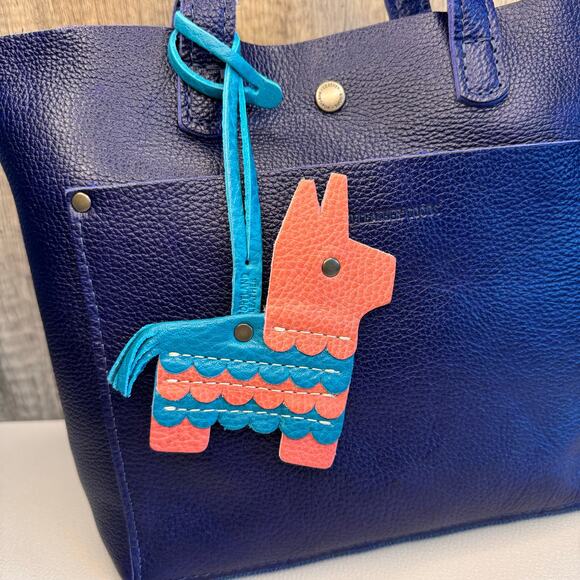 Portland Leather Pinata Tassel WATERMELON Pinata Bag Charm Llama NEW FAST SHIP - Picture 1 of 6